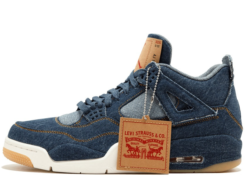 Air Jordan 4 Retro Levis Denim - shirtsshoesandmore