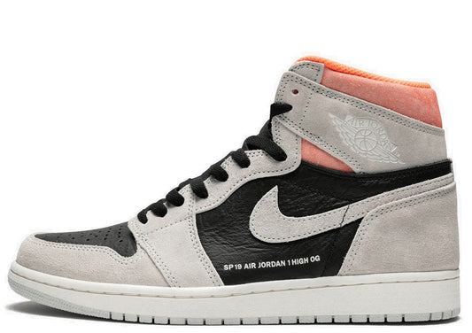 Air Jordan 1 Retro High Neutral Grey Hyper Crimson - shirtsshoesandmore