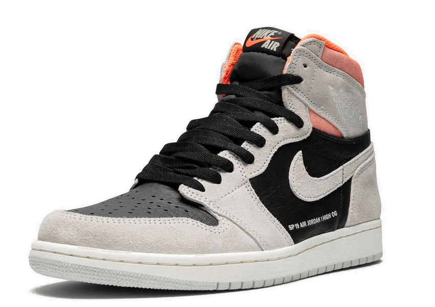 Air Jordan 1 Retro High Neutral Grey Hyper Crimson - shirtsshoesandmore