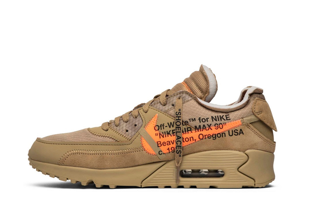 Air Max 90 x OFF-White Desert Ore - shirtsshoesandmore