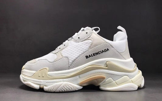 BALENCIAGA TRIPLE-S CREAM WHITE BEIGE - shirtsshoesandmore