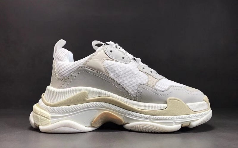 BALENCIAGA TRIPLE-S CREAM WHITE BEIGE - shirtsshoesandmore