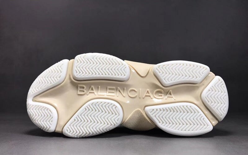 BALENCIAGA TRIPLE-S CREAM WHITE BEIGE - shirtsshoesandmore