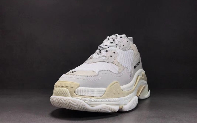 BALENCIAGA TRIPLE-S CREAM WHITE BEIGE - shirtsshoesandmore