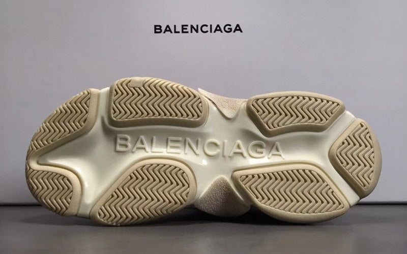 BALENCIAGA TRIPLE-S BLUE RED GREY BEIGE - shirtsshoesandmore