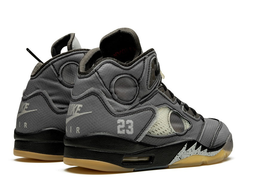 Air Jordan 5 retro Off-White Black - shirtsshoesandmore