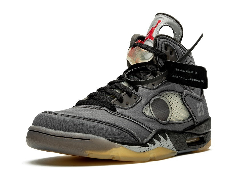 Air Jordan 5 retro Off-White Black - shirtsshoesandmore