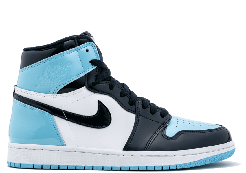 Air Jordan 1 retro high UNC Obsidian Patent - shirtsshoesandmore