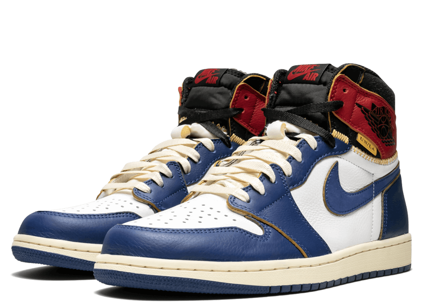 Air Jordan 1 retro High Union Los Angeles Blue Toe - shirtsshoesandmore