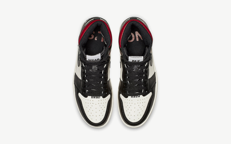 AIR JORDAN 1 RETRO HIGH "NOT FOR RESALE" VARSITY RED - shirtsshoesandmore