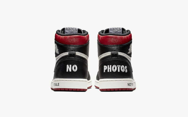 AIR JORDAN 1 RETRO HIGH "NOT FOR RESALE" VARSITY RED - shirtsshoesandmore