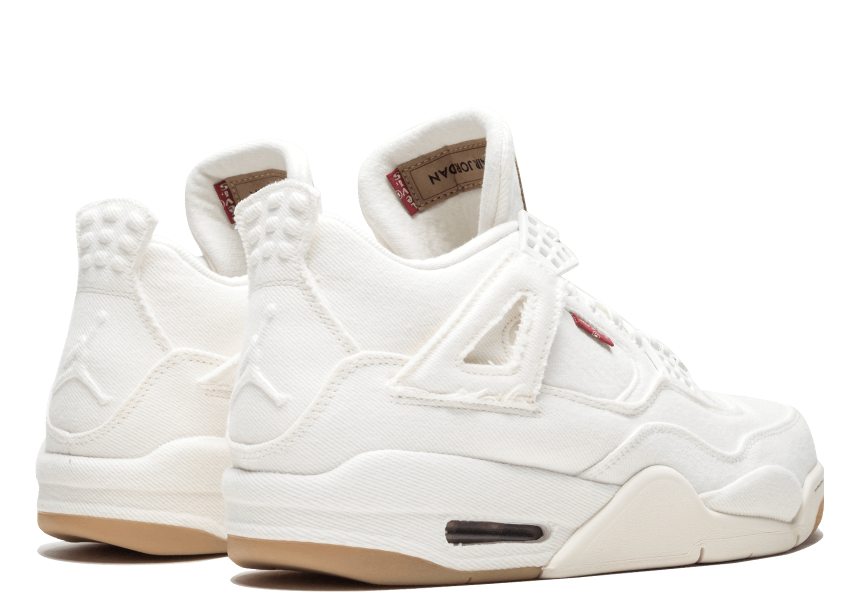 Air Jordan 4 retro Levis White - shirtsshoesandmore