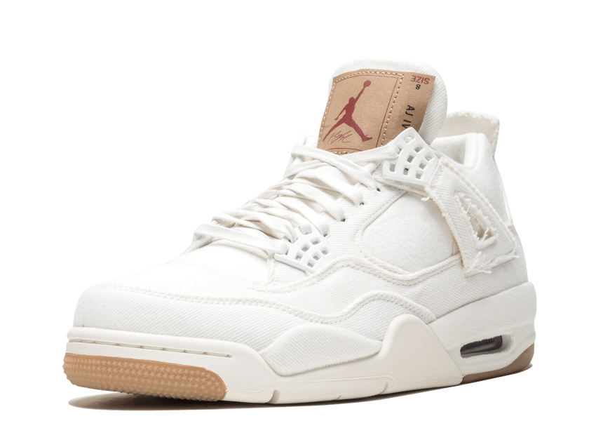 Air Jordan 4 retro Levis White - shirtsshoesandmore