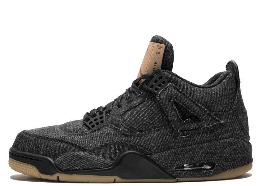 Air Jordan 4 Retro Levis Black - shirtsshoesandmore