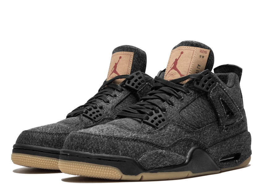 Air Jordan 4 Retro Levis Black - shirtsshoesandmore