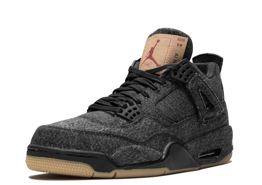 Air Jordan 4 Retro Levis Black - shirtsshoesandmore