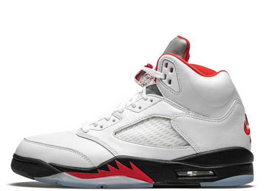 Air Jordan 5 Retro Fire Red Silver Tongue 2020 - shirtsshoesandmore