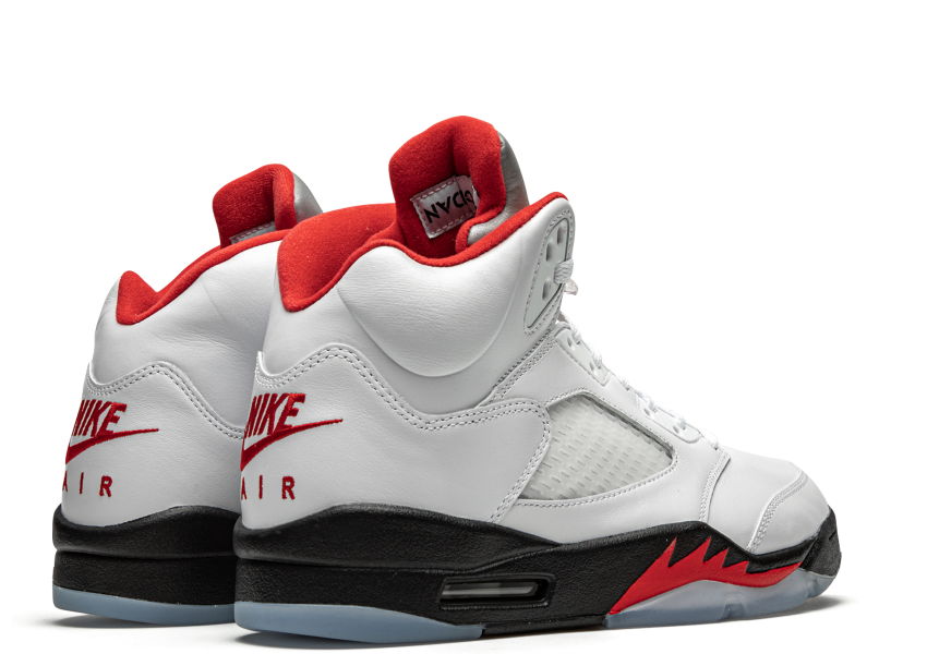 Air Jordan 5 Retro Fire Red Silver Tongue 2020 - shirtsshoesandmore