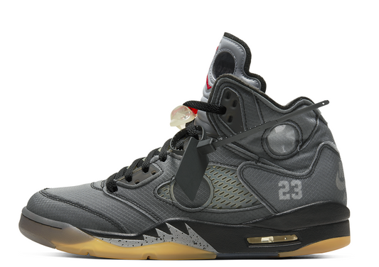 Air Jordan 5 retro Off-White Black - shirtsshoesandmore