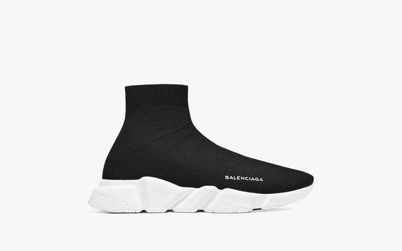 BALENCIAGA SPEED "BLACK/WHITE" - shirtsshoesandmore