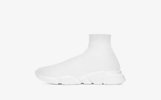 BALENCIAGA SPEED "TOTAL WHITE" - shirtsshoesandmore