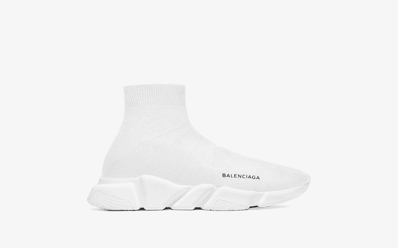 BALENCIAGA SPEED "TOTAL WHITE" - shirtsshoesandmore