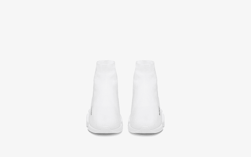BALENCIAGA SPEED "TOTAL WHITE" - shirtsshoesandmore