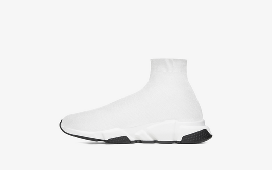BALENCIAGA SPEED "WHITE/BLACK" - shirtsshoesandmore
