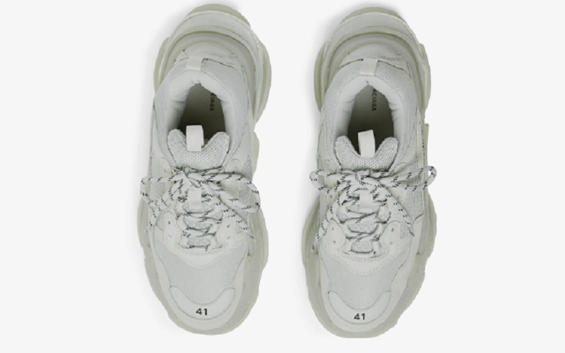 BALENCIAGA TRIPLE-S CLEAR SOLE GRIGIO - shirtsshoesandmore