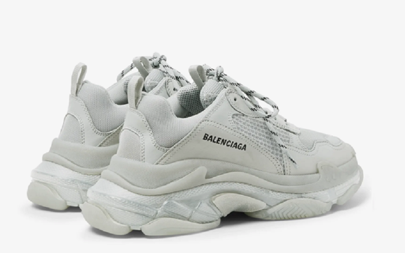 BALENCIAGA TRIPLE-S CLEAR SOLE GRIGIO - shirtsshoesandmore
