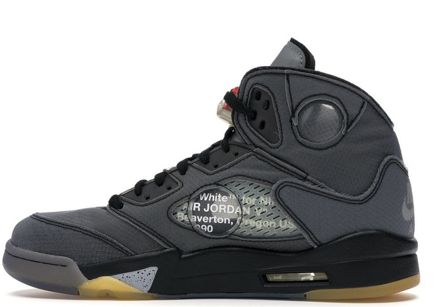 Air Jordan 5 retro Off-White Black - shirtsshoesandmore