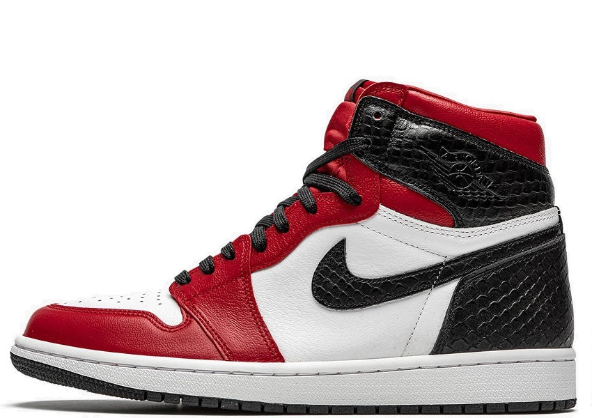 Nike Air Jordan 1 High Satin Snake Chicago - shirtsshoesandmore