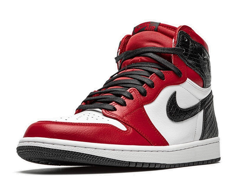 Nike Air Jordan 1 High Satin Snake Chicago - shirtsshoesandmore