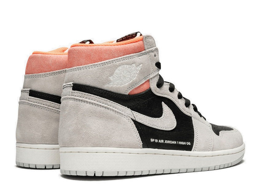 Air Jordan 1 Retro High Neutral Grey Hyper Crimson - shirtsshoesandmore
