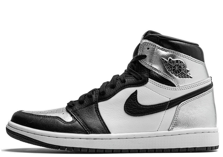 Air Jordan 1 Retro High Silver Toe - shirtsshoesandmore