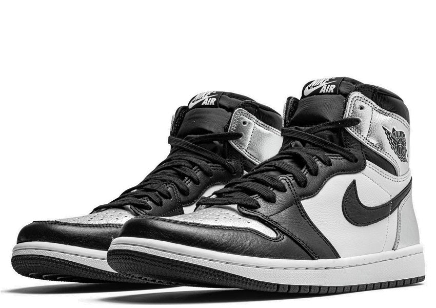 Air Jordan 1 Retro High Silver Toe - shirtsshoesandmore