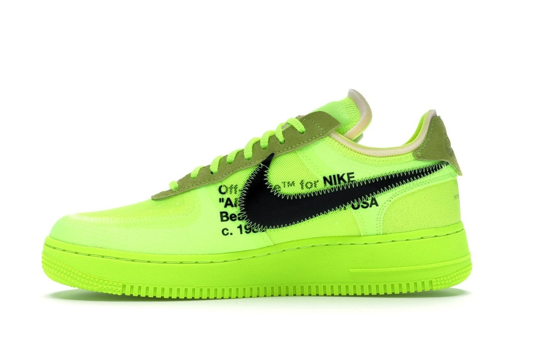 Air Force 1 Low X OFF-White VOLT Yellow - shirtsshoesandmore