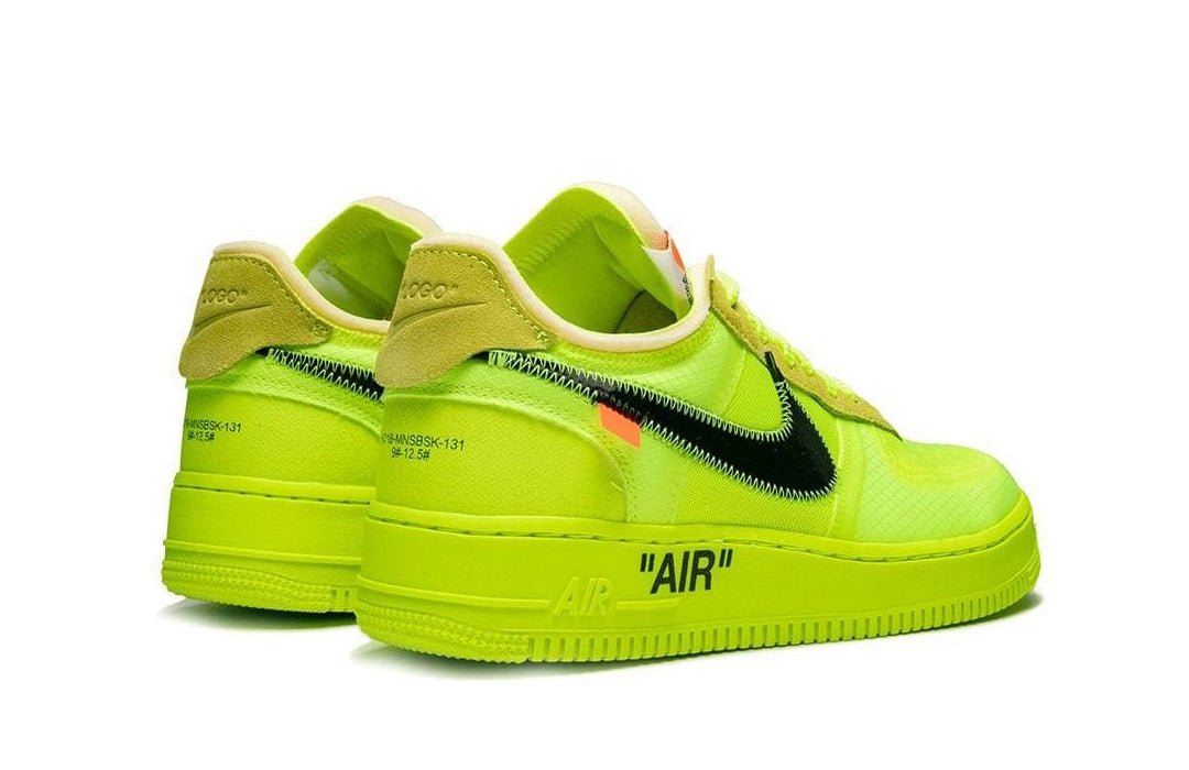 Air Force 1 Low X OFF-White VOLT Yellow - shirtsshoesandmore