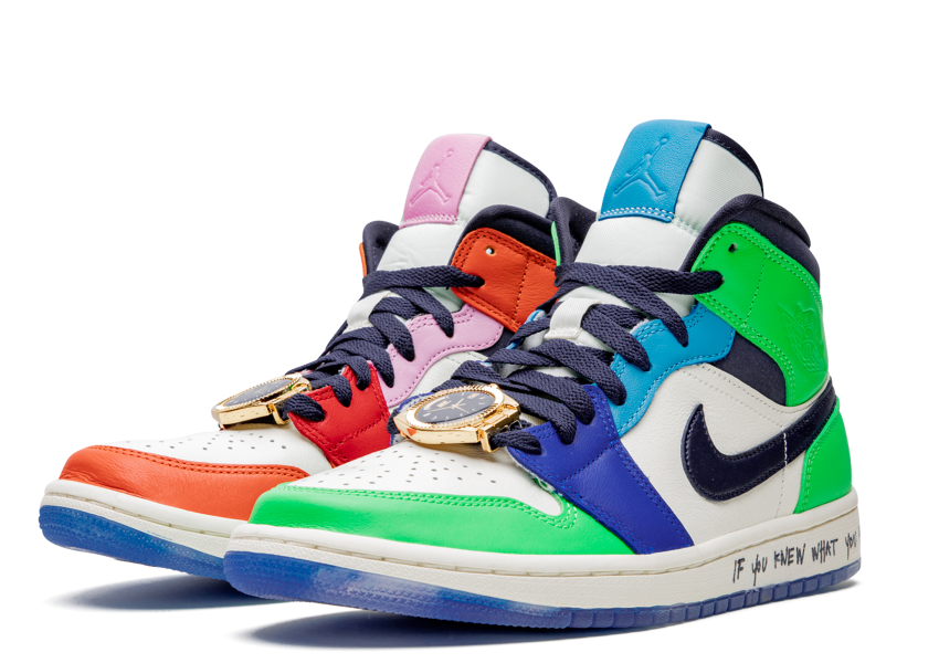 Air Jordan 1 Mid Melody Ehsani Fearless - shirtsshoesandmore