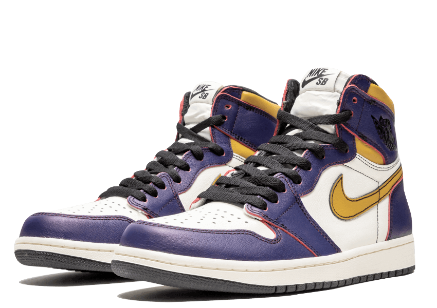 Air Jordan 1 Retro High Defiant SB La to Chicago - shirtsshoesandmore