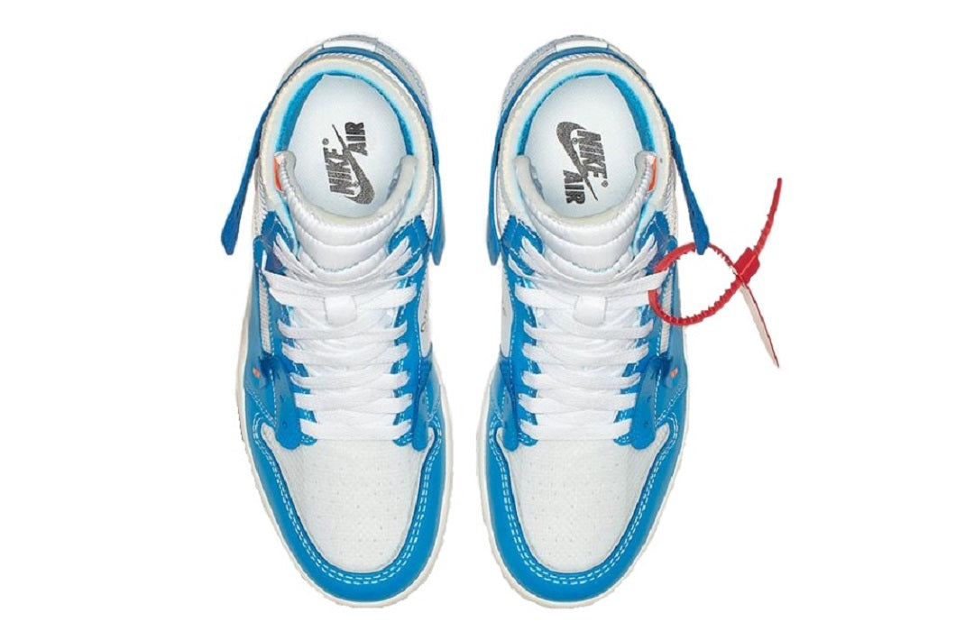 Jordan 1 Retro High OFF-White University Blue - shirtsshoesandmore